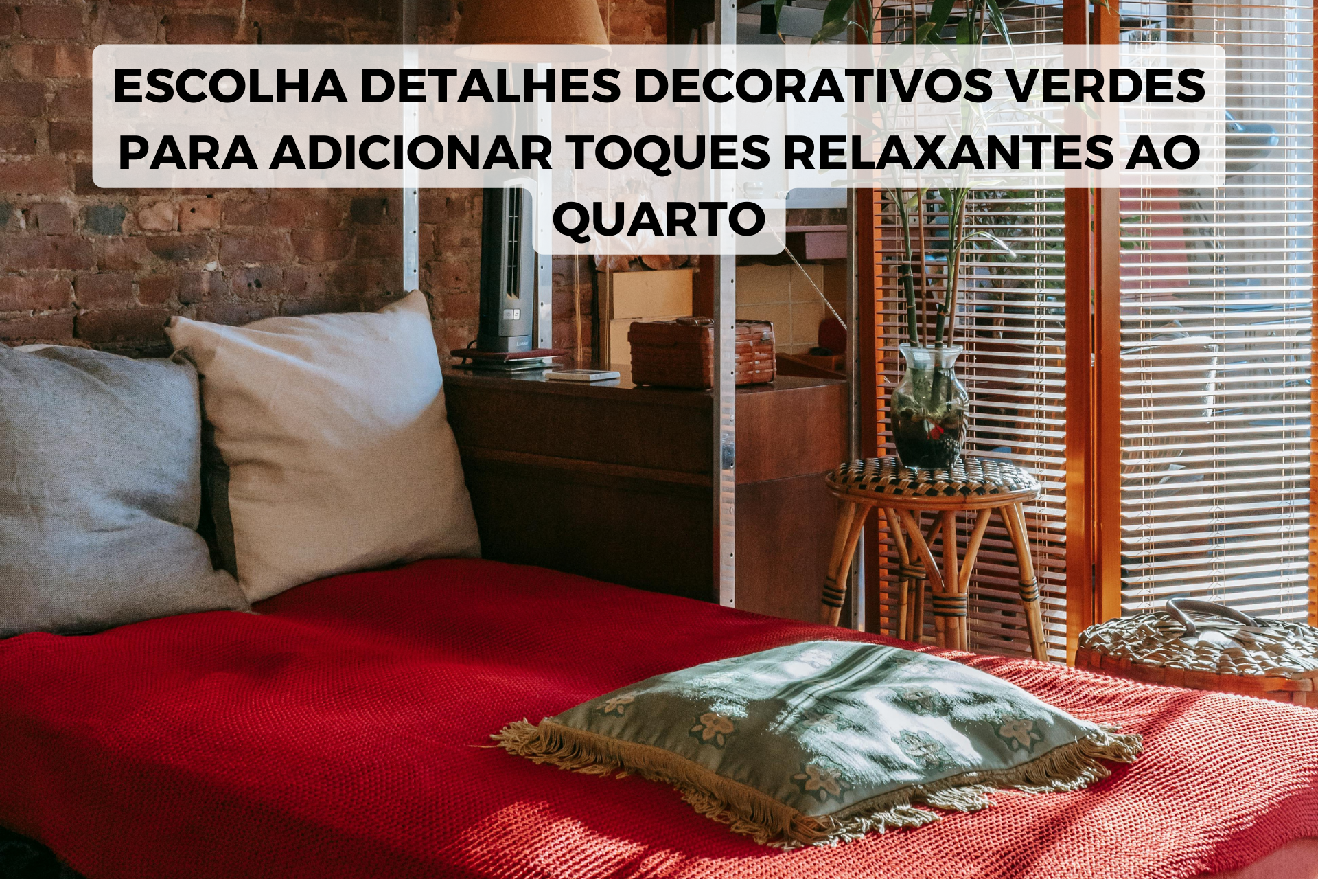 cor verde no quarto